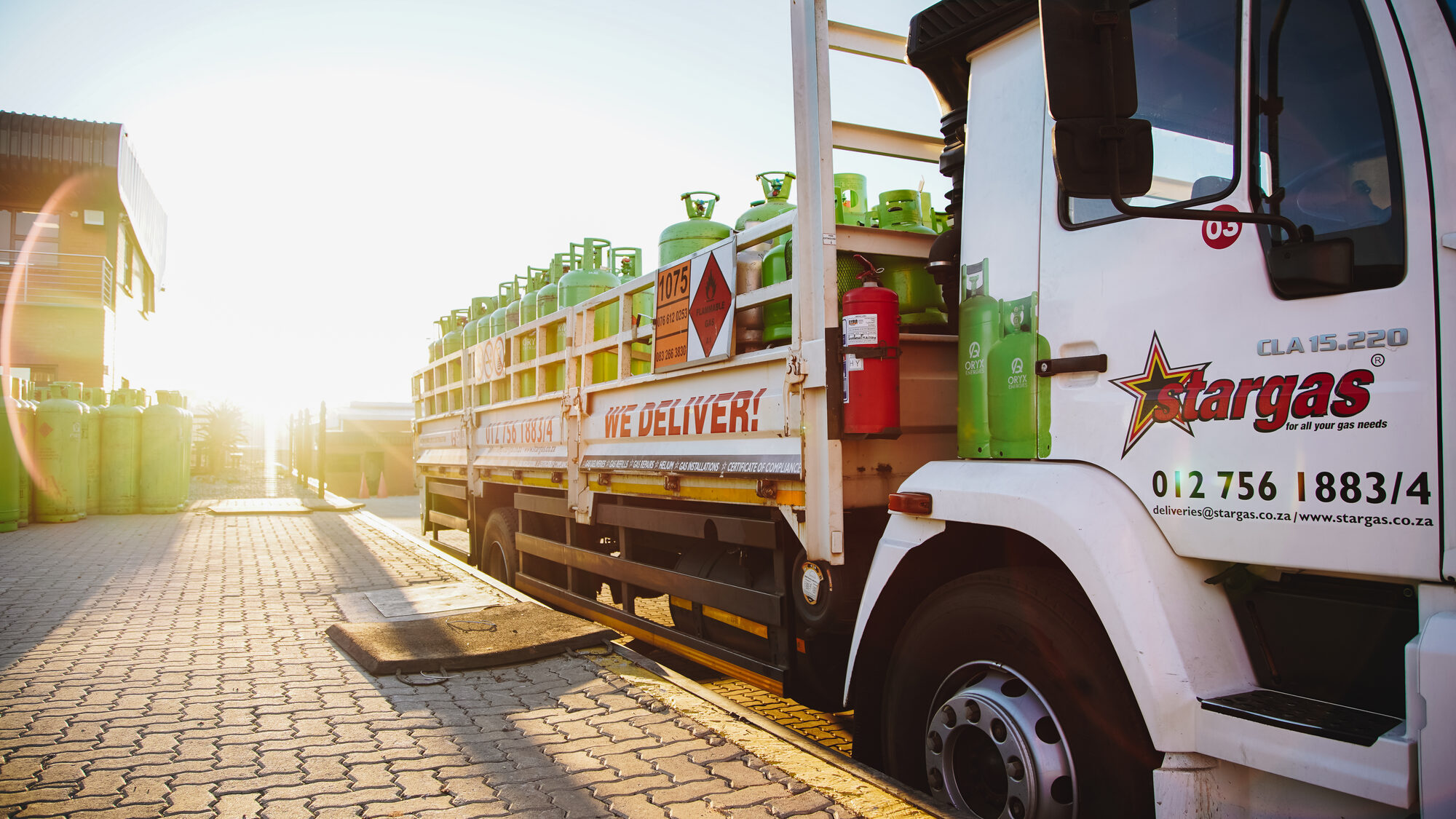 Gas cylinder delivery